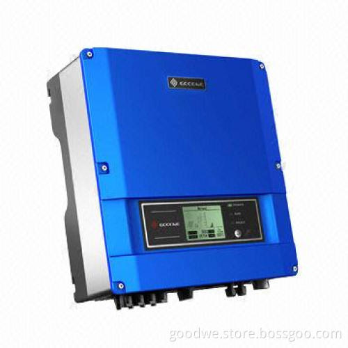 Grid tied solar inverter, voice control operation, fanless, low-noise design